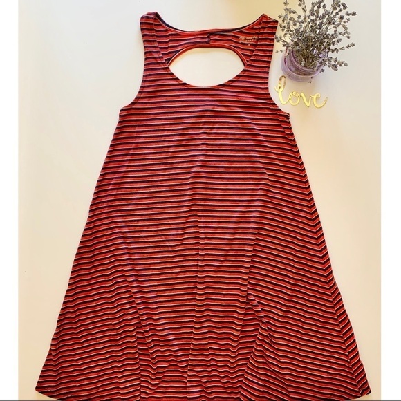 Arizona Jean Co. Red And Blue Striped Dress - Picture 5 of 6